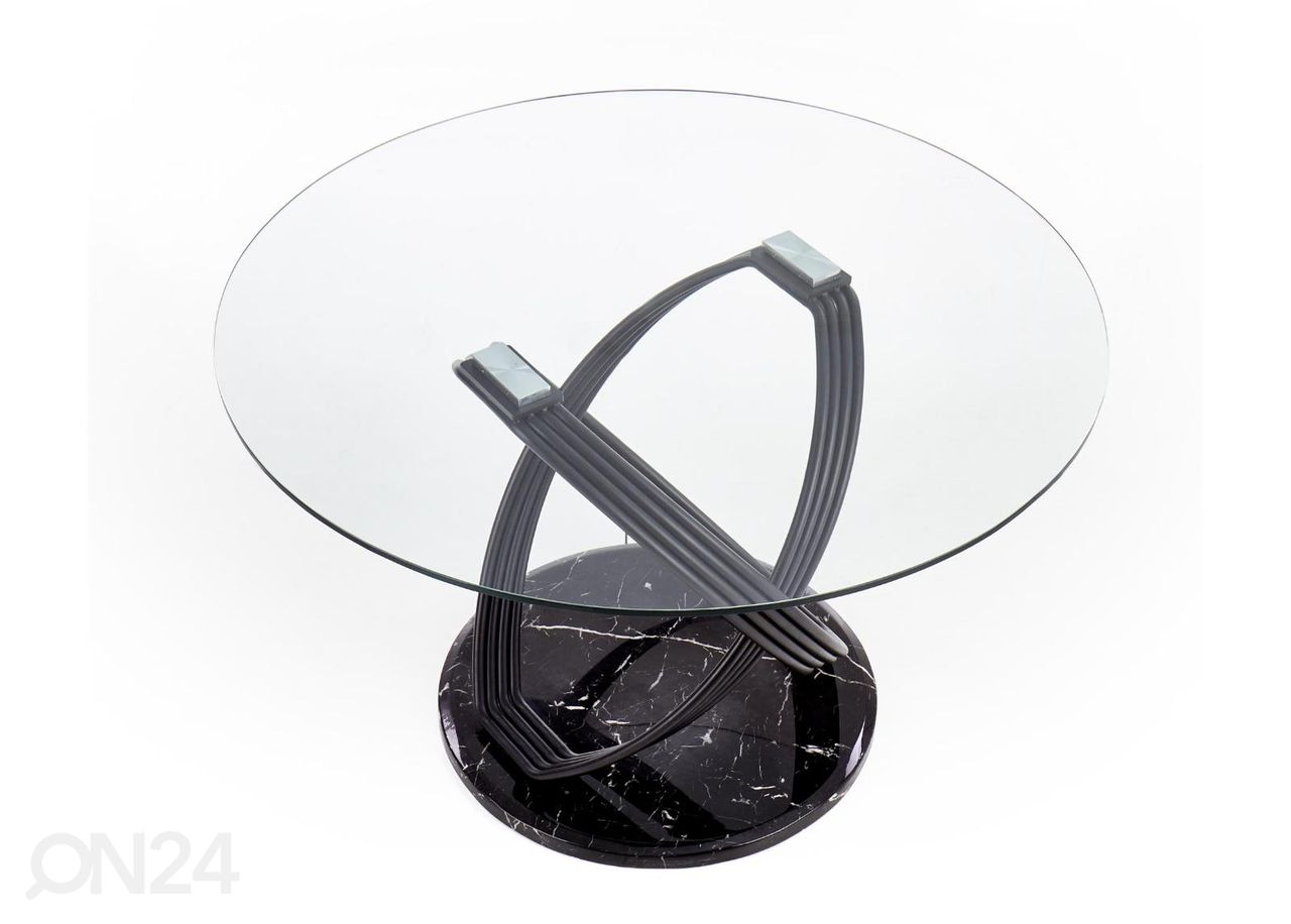 Söögilaud Ø 122 cm suurendatud