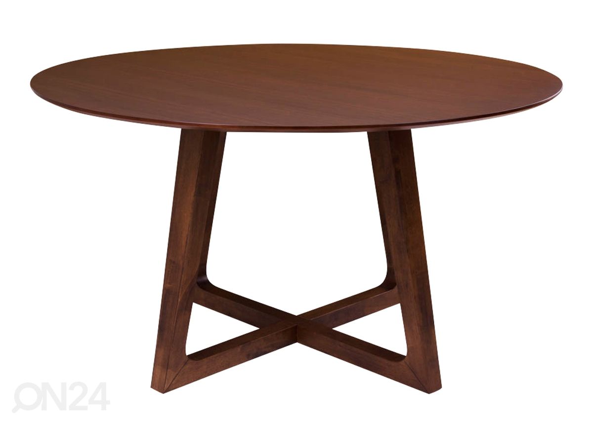 Söögilaud Ø 137 cm suurendatud