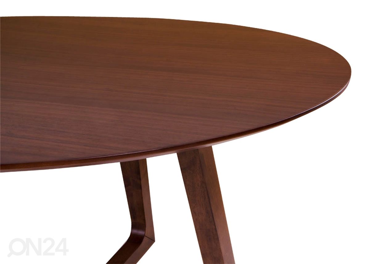 Söögilaud Ø 137 cm suurendatud