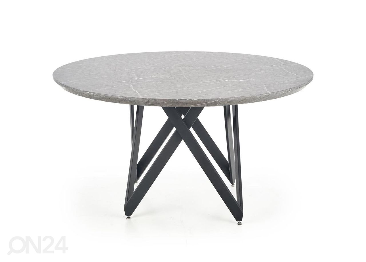Söögilaud Ø 140 cm suurendatud