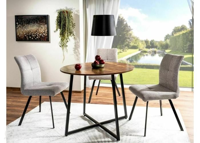 Söögilaud Ø 90 cm suurendatud