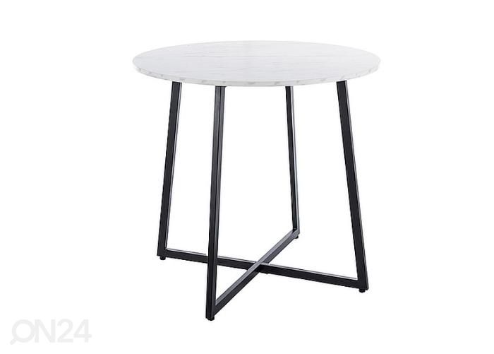 Söögilaud Ø 90 cm suurendatud