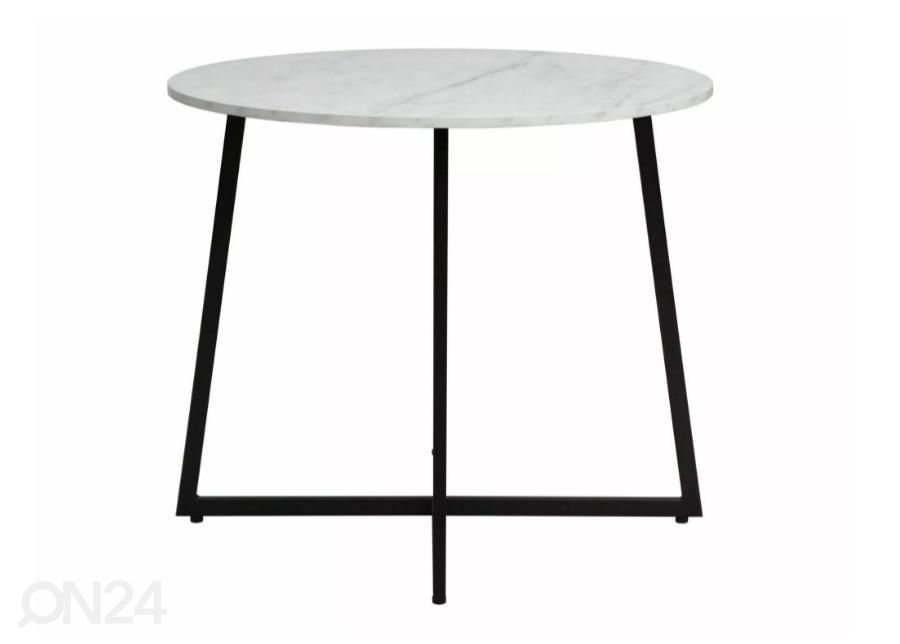 Söögilaud Ø 90 cm suurendatud