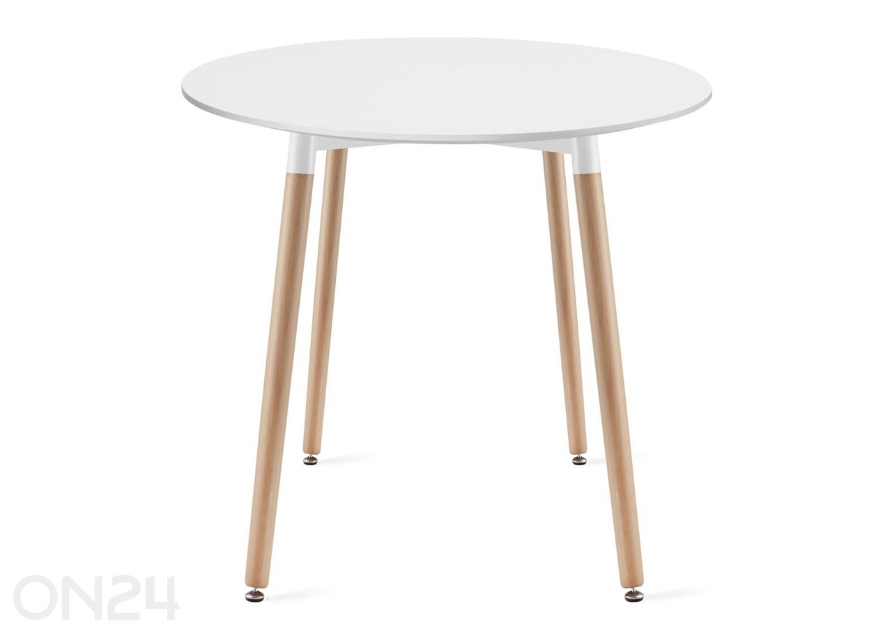 Söögilaud Ø80 cm suurendatud