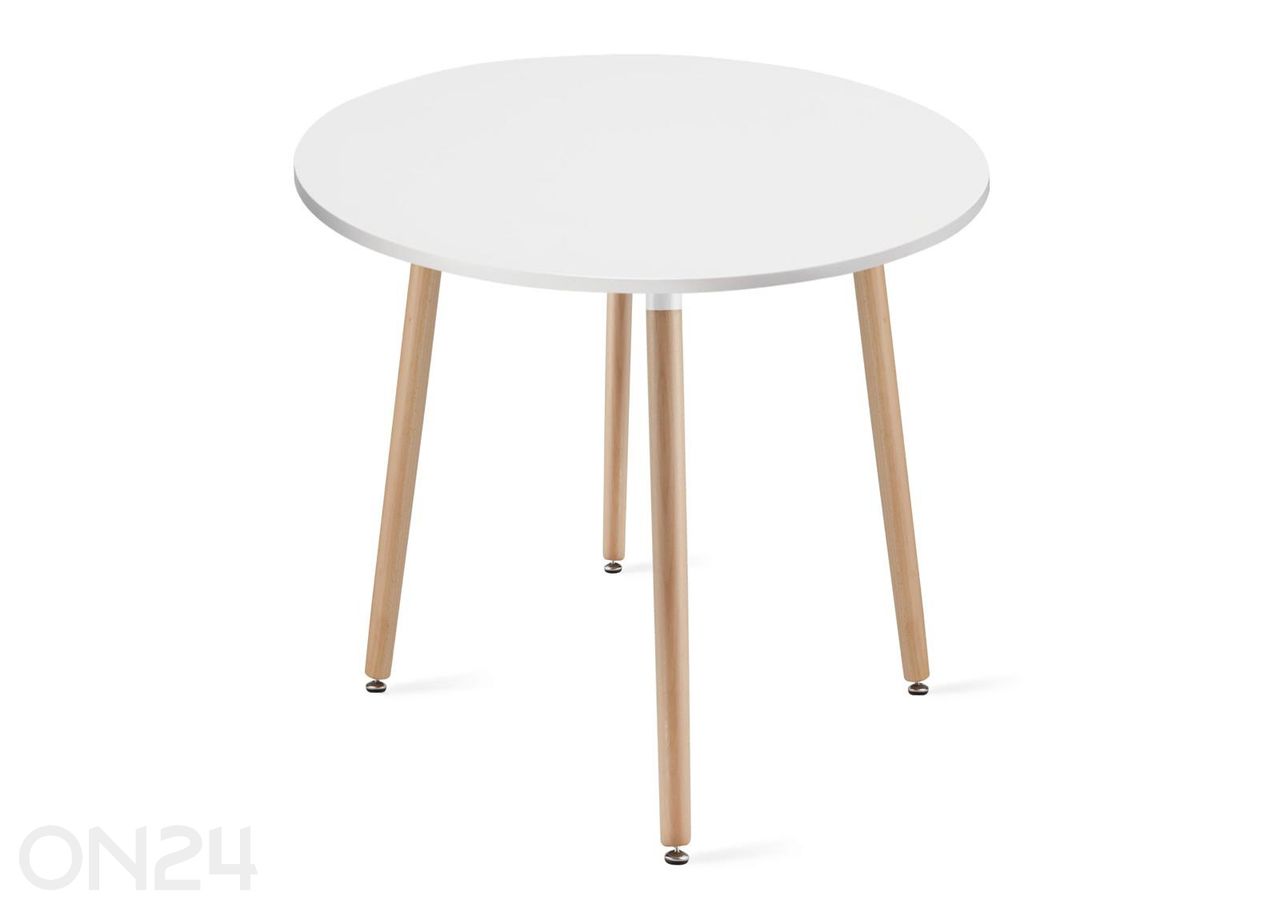 Söögilaud Ø80 cm suurendatud