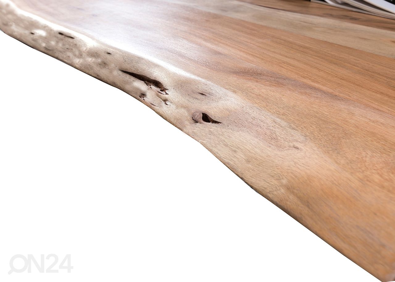 Söögilaud 100x200 cm, naturaalne suurendatud