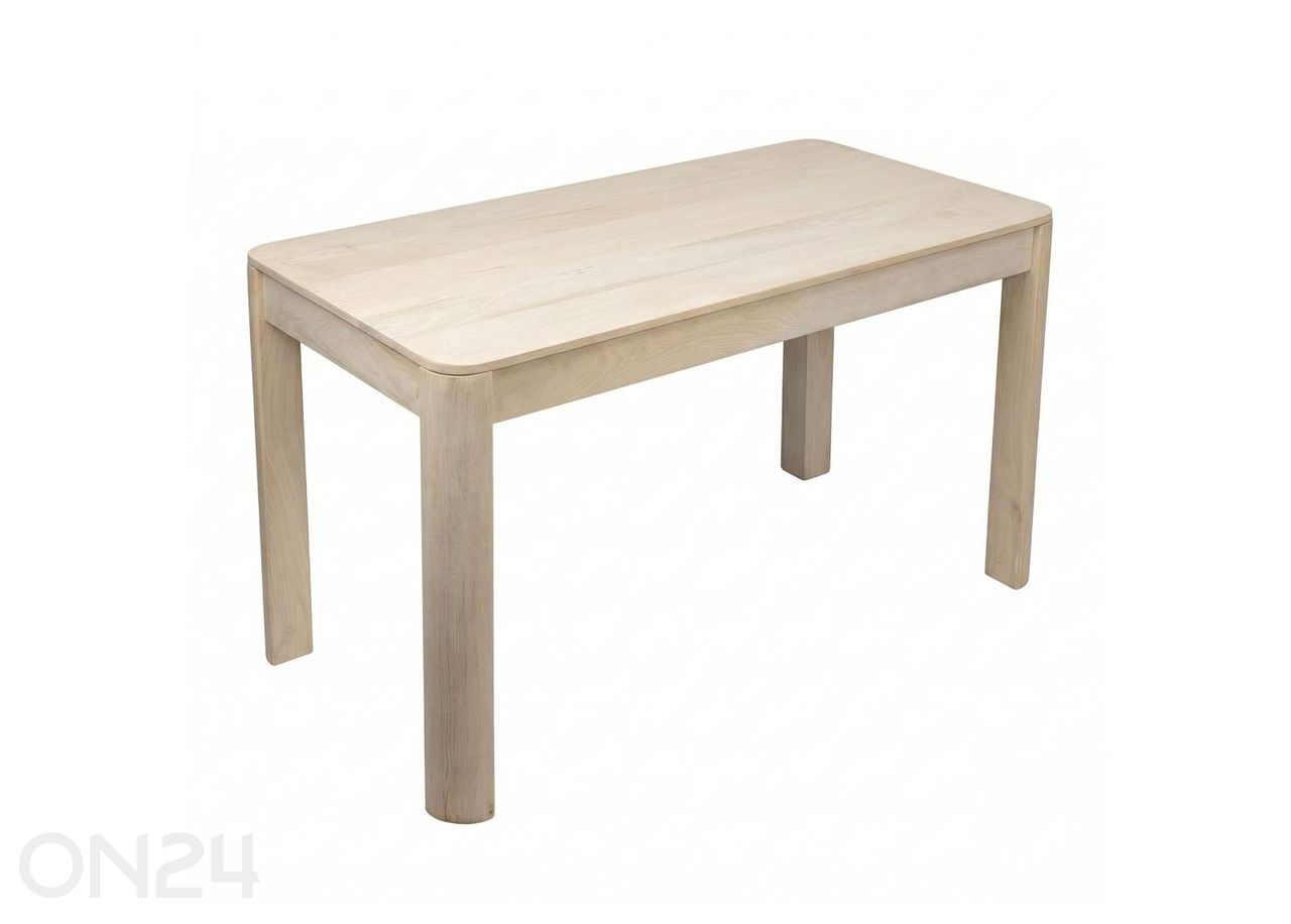 Söögilaud 120 cm, valge suurendatud