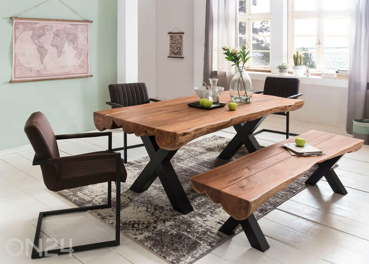 Söögilaud 200x100 cm suurendatud