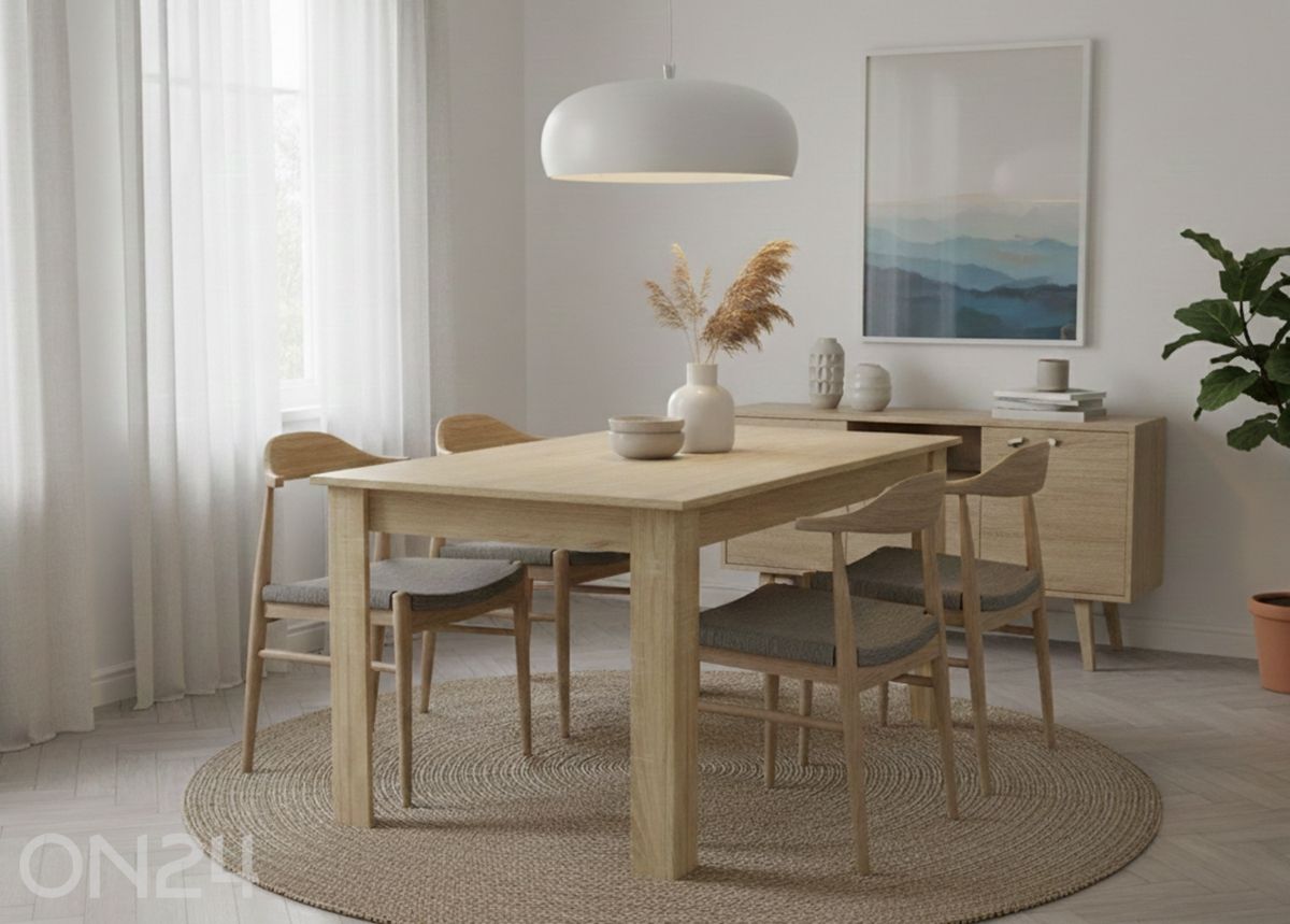 Söögilaud 80x120 cm suurendatud