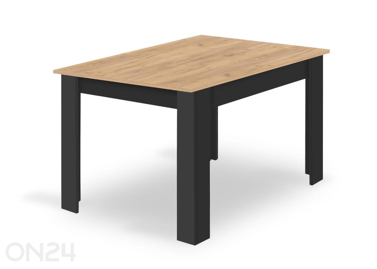 Söögilaud 80x120 cm ja 4 tooli suurendatud