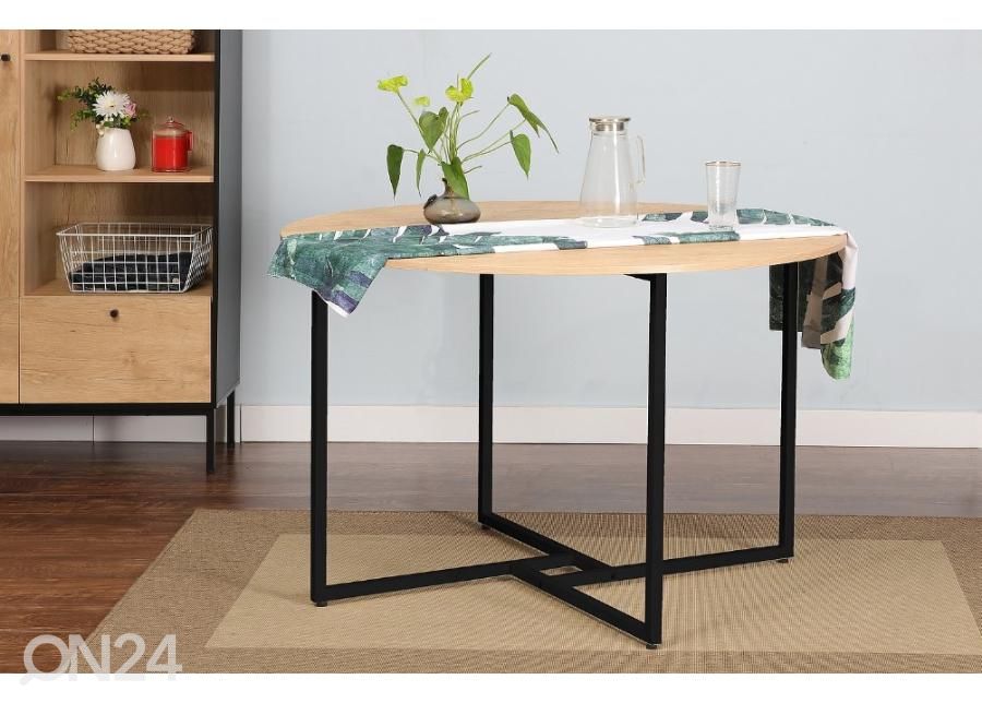 Söögilaud Altods Ø 120 cm suurendatud