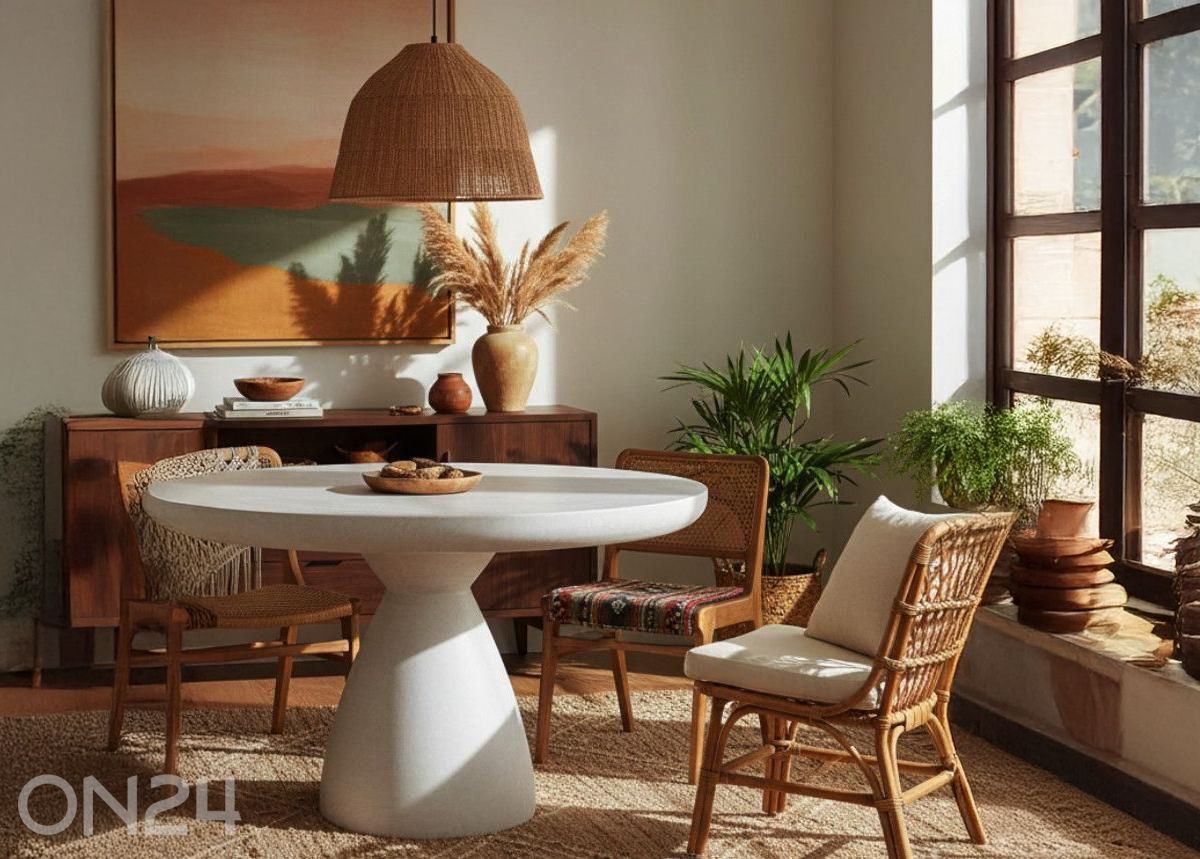 Söögilaud Amanda D110, valge suurendatud