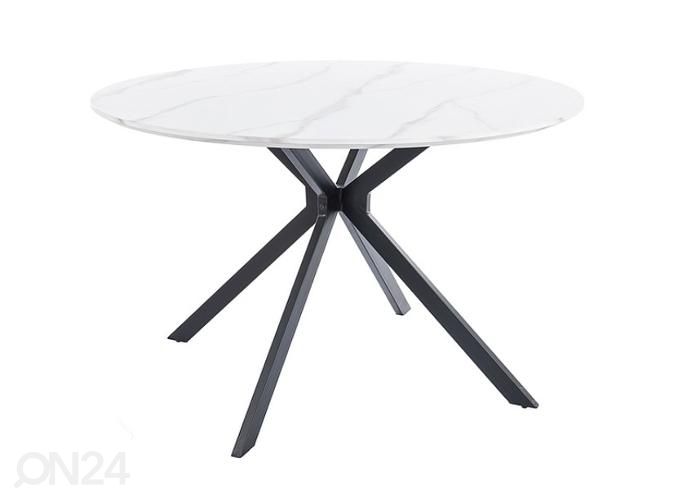 Söögilaud Astra Ø 120 cm suurendatud