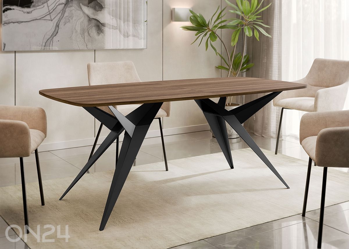 Söögilaud Axis 90-160/236 cm suurendatud