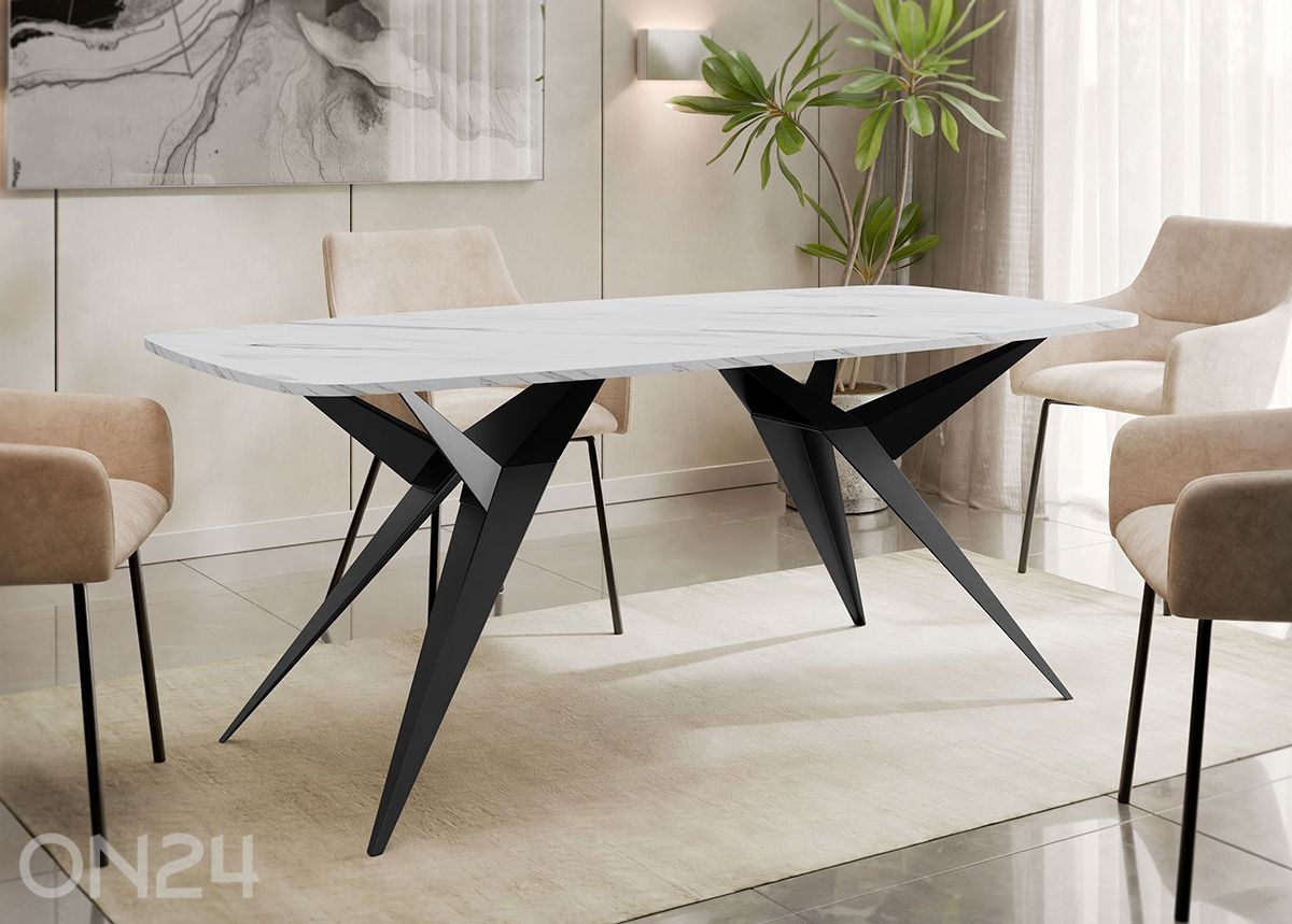 Söögilaud Axis 90-160/236 cm suurendatud