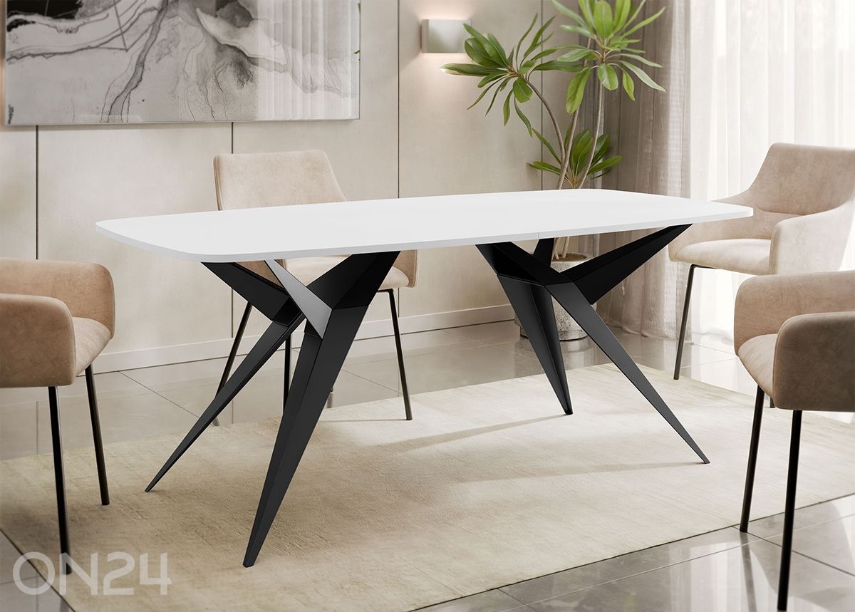 Söögilaud Axis 90-160/236 cm suurendatud