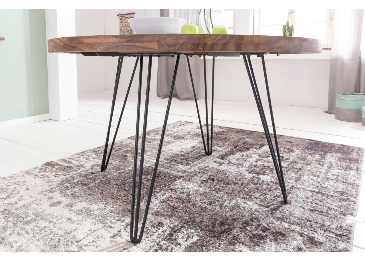 Söögilaud Bagli Ø 120 cm suurendatud
