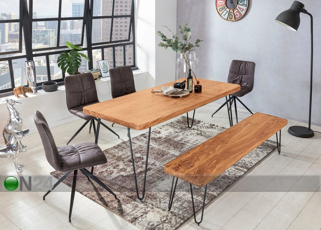 Söögilaud Bagli 180x80 cm suurendatud