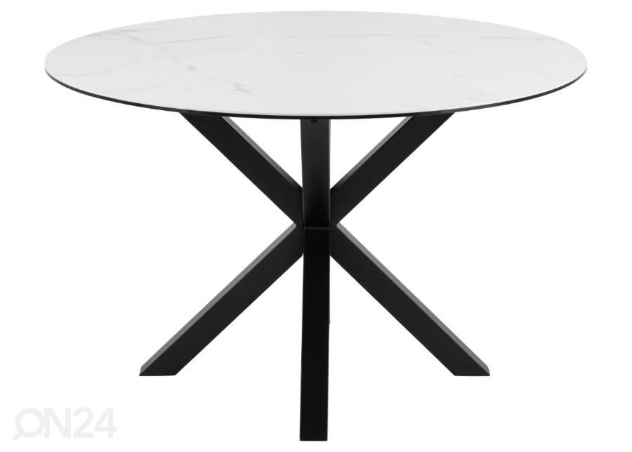 Söögilaud Beira Ø 119 cm suurendatud