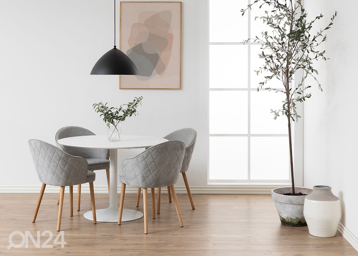Söögilaud Bostosn Ø 110 cm suurendatud