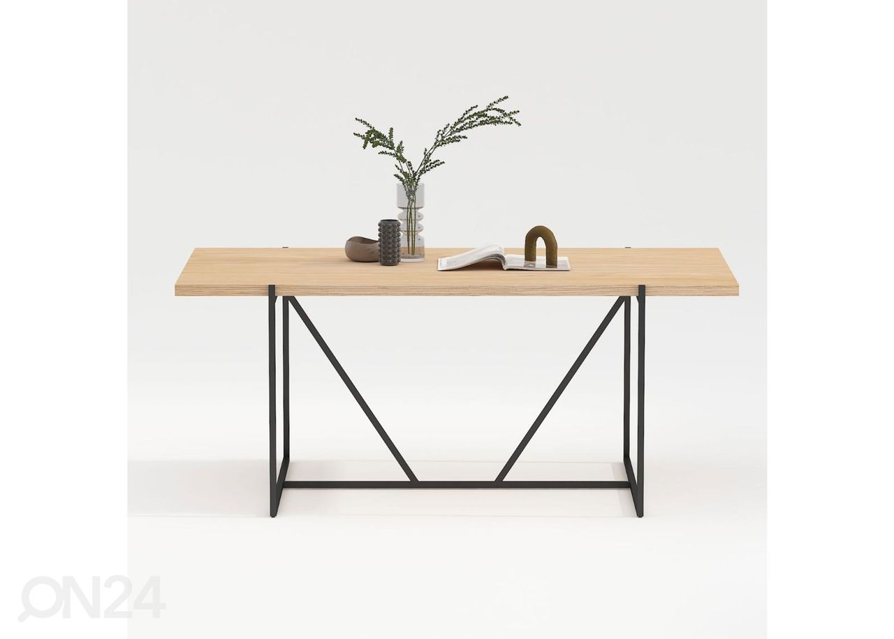 Söögilaud Cindy 90x160 cm suurendatud