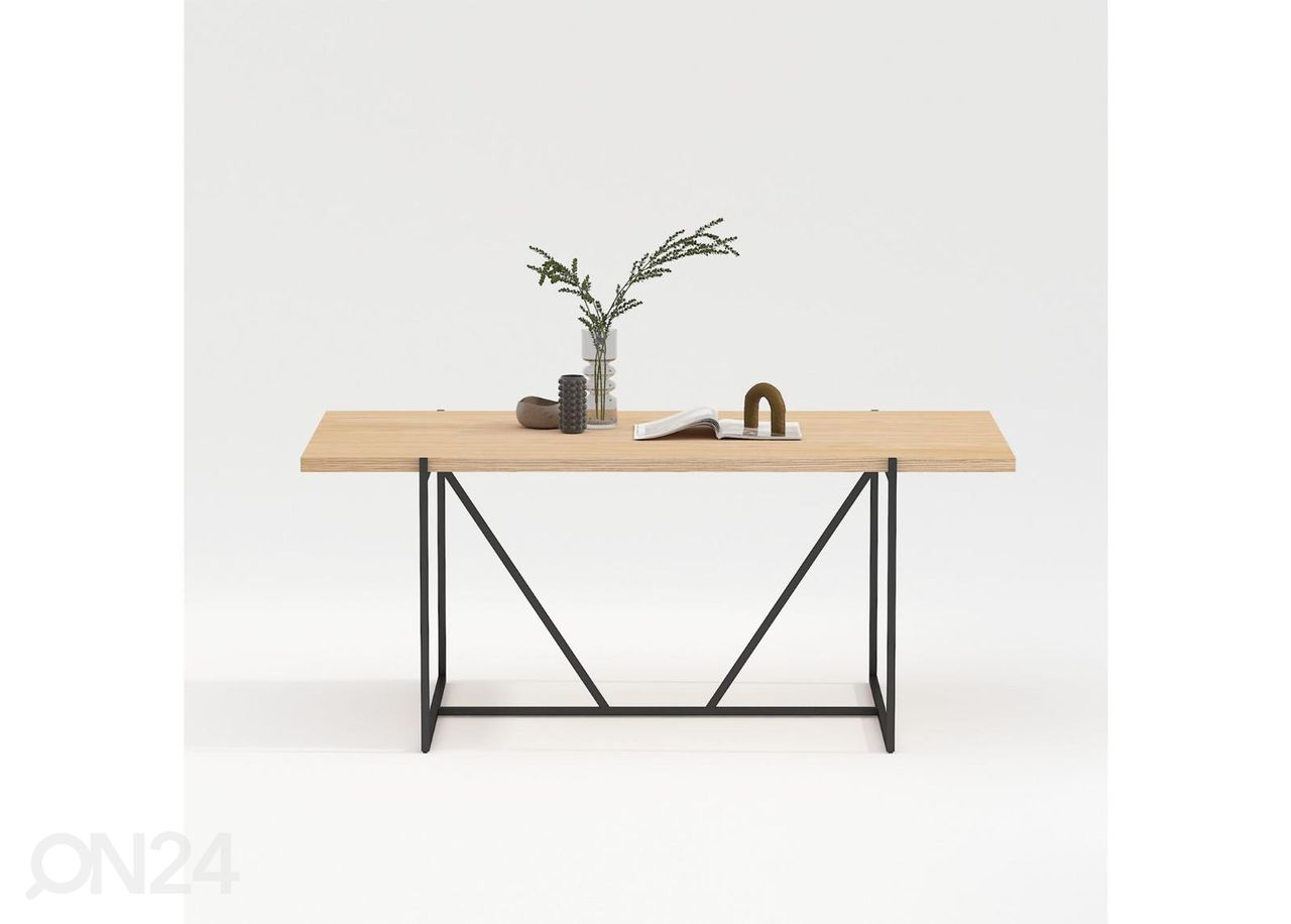Söögilaud Cindy 90x180 cm suurendatud