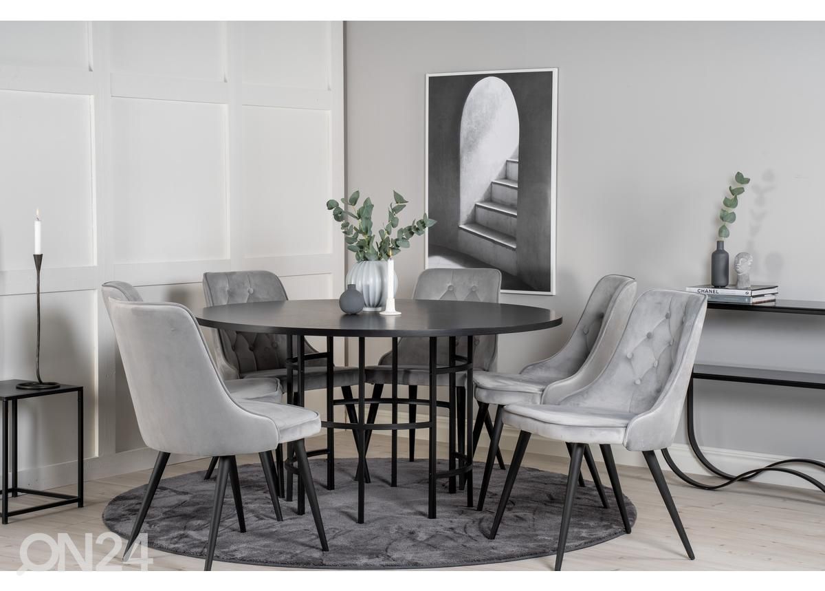 Söögilaud Copenhagen Ø 140 cm suurendatud