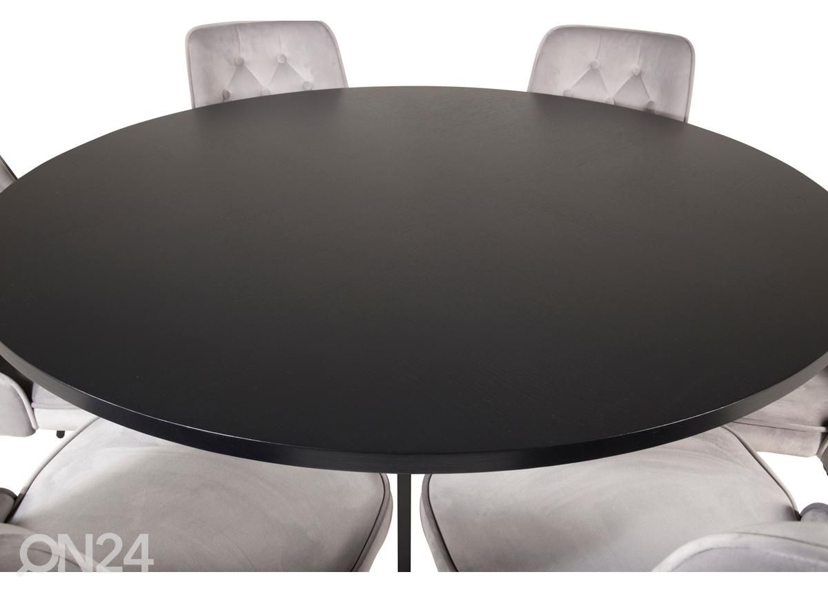 Söögilaud Copenhagen Ø 140 cm suurendatud