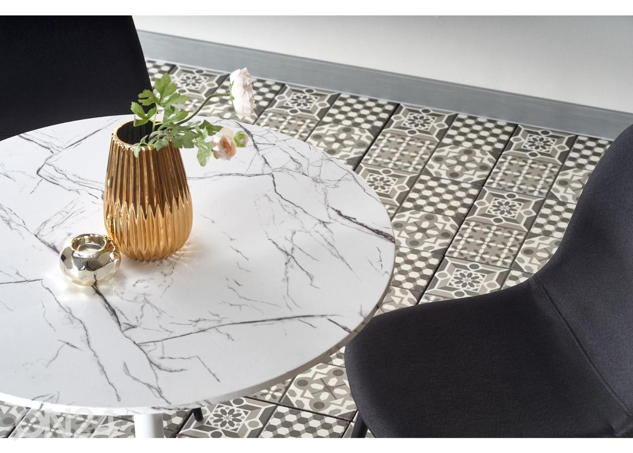 Söögilaud Denver Ø 80 cm suurendatud