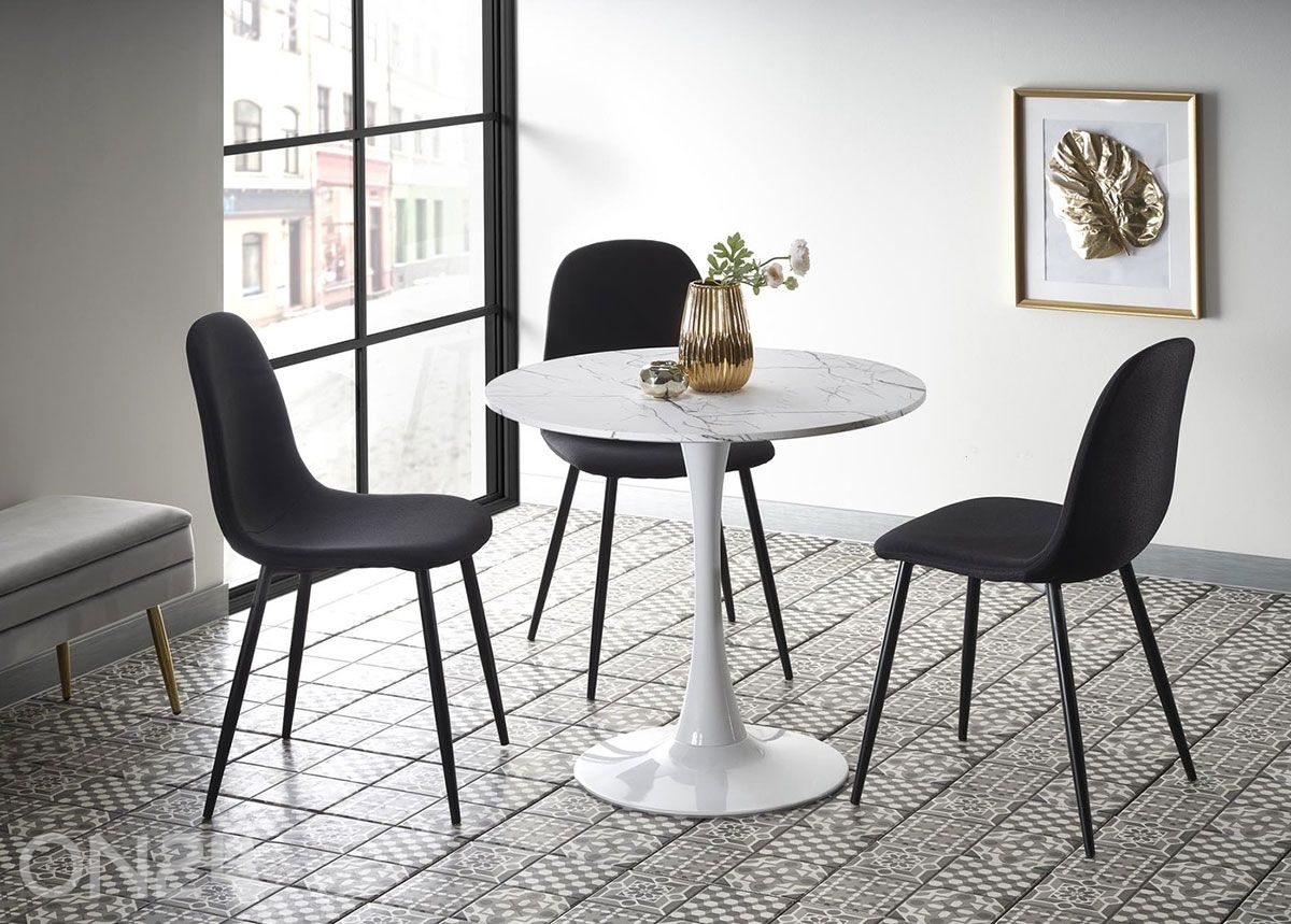 Söögilaud Denver Ø 80 cm suurendatud