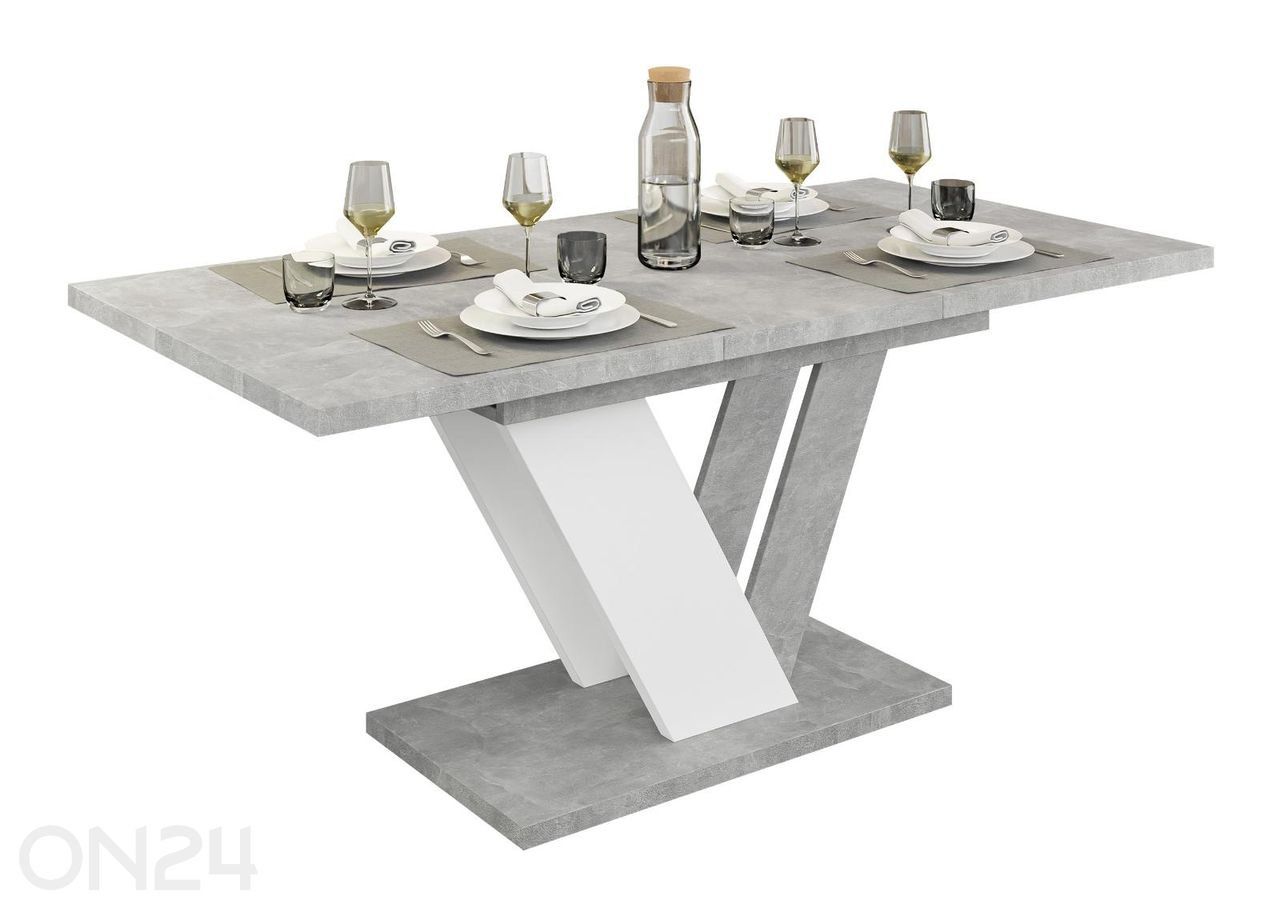 Söögilaud Dubai 80x120-160 cm suurendatud
