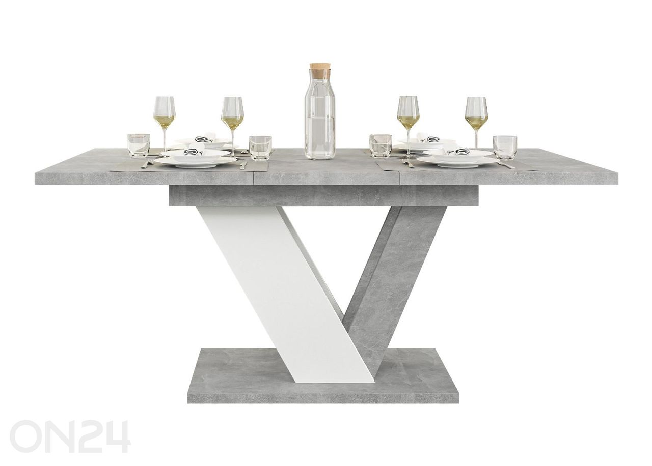 Söögilaud Dubai 80x120-160 cm suurendatud
