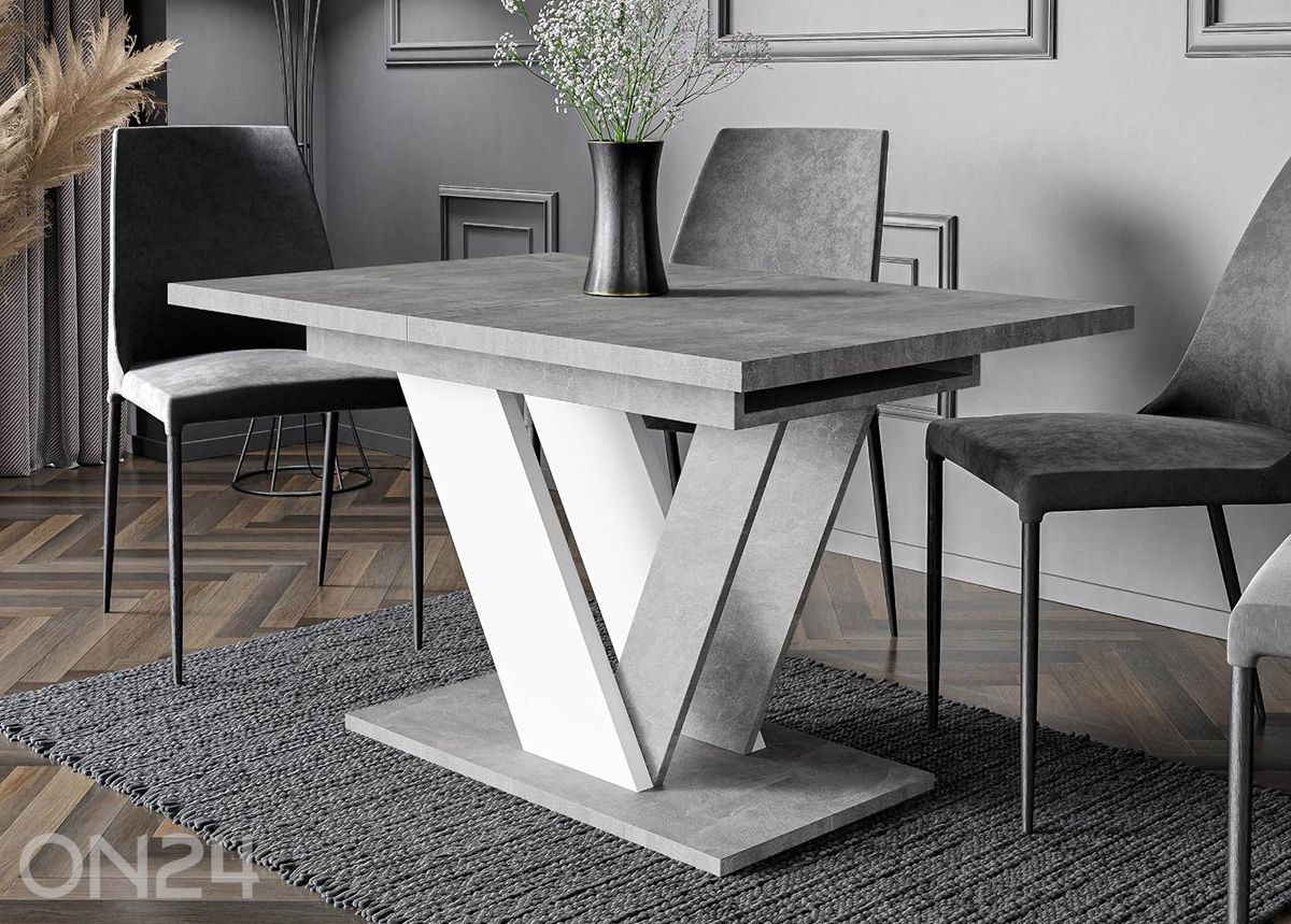 Söögilaud Dubai 80x120-160 cm suurendatud