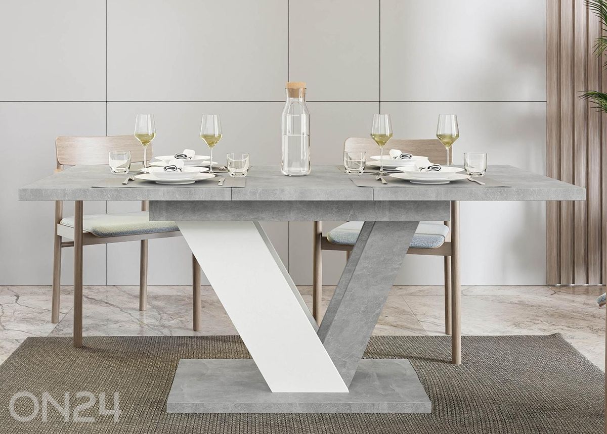 Söögilaud Dubai 80x120-160 cm suurendatud