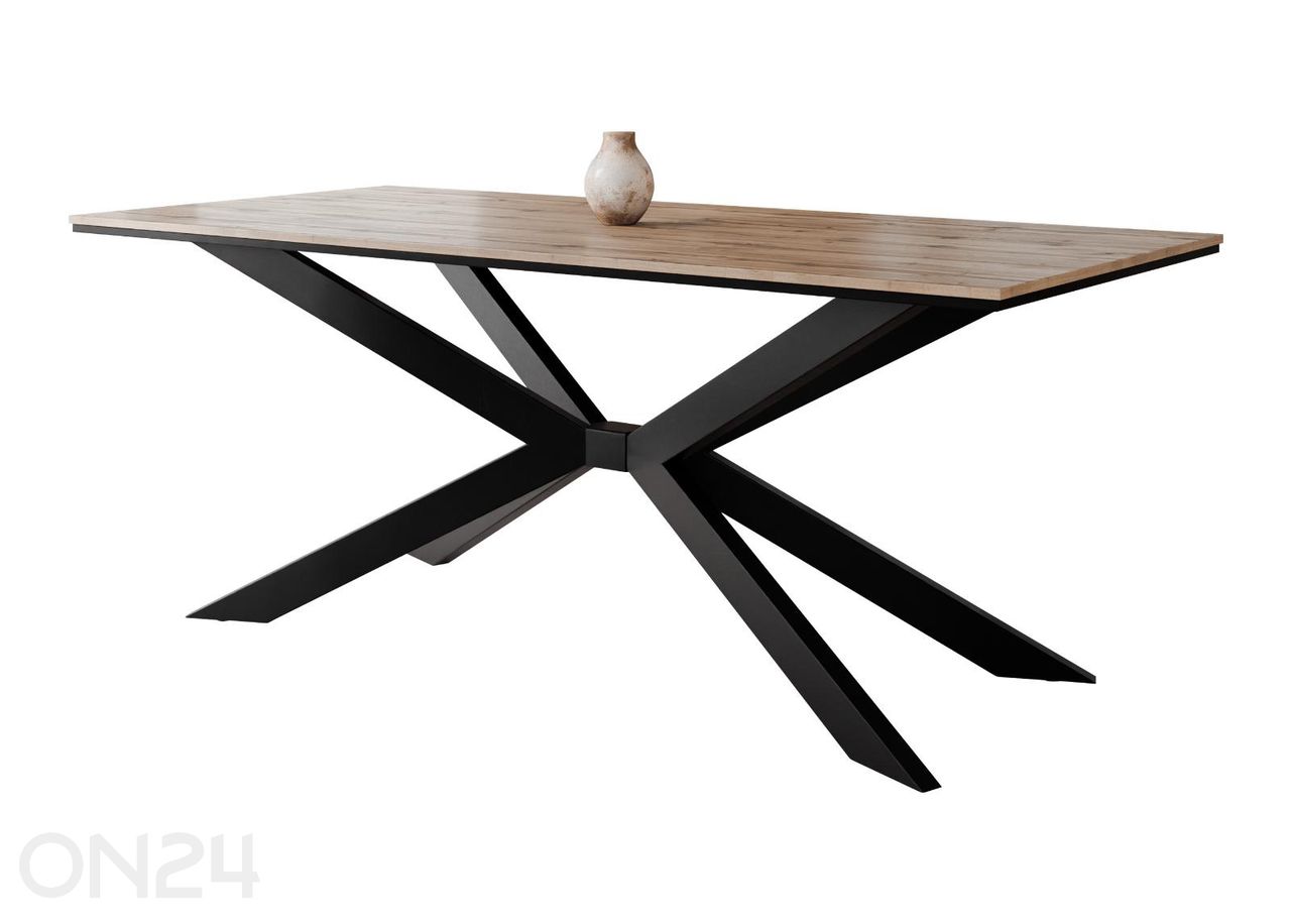 Söögilaud Flora 90x190 cm suurendatud