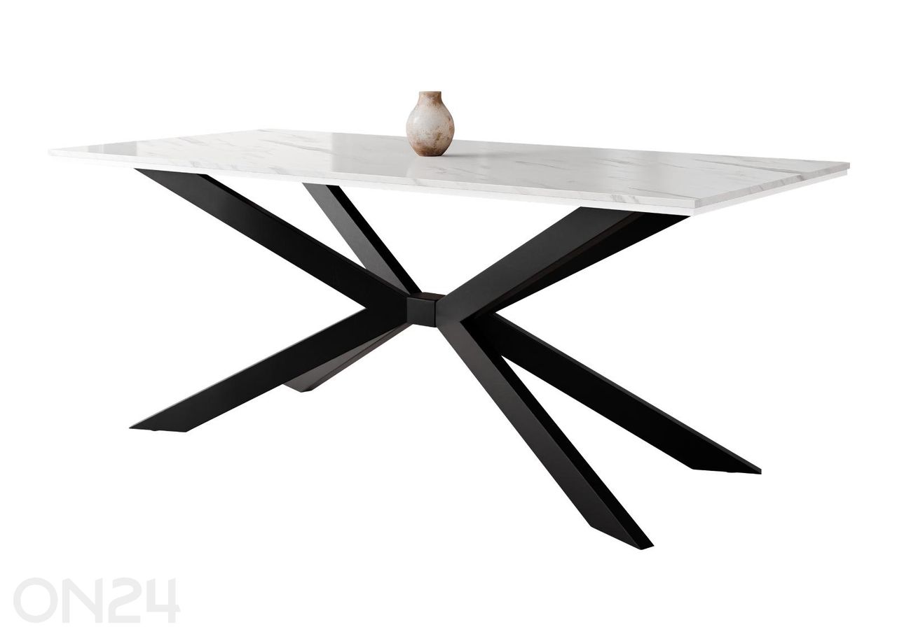 Söögilaud Flora 90x190 cm suurendatud