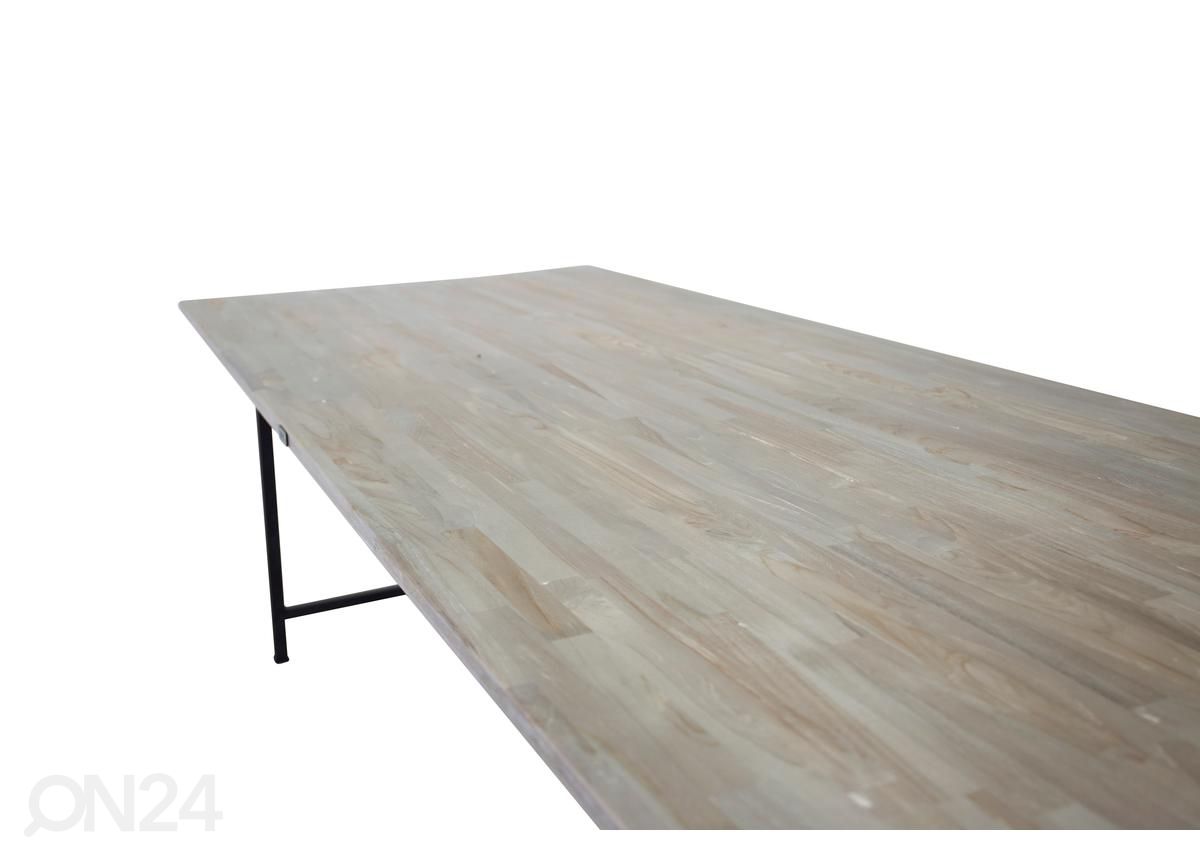 Söögilaud Jepara 250x100 cm suurendatud