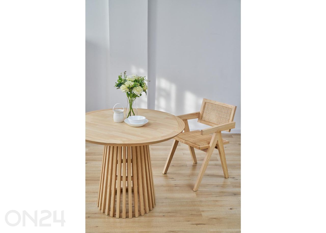 Söögilaud Kenas Ø 100 cm suurendatud