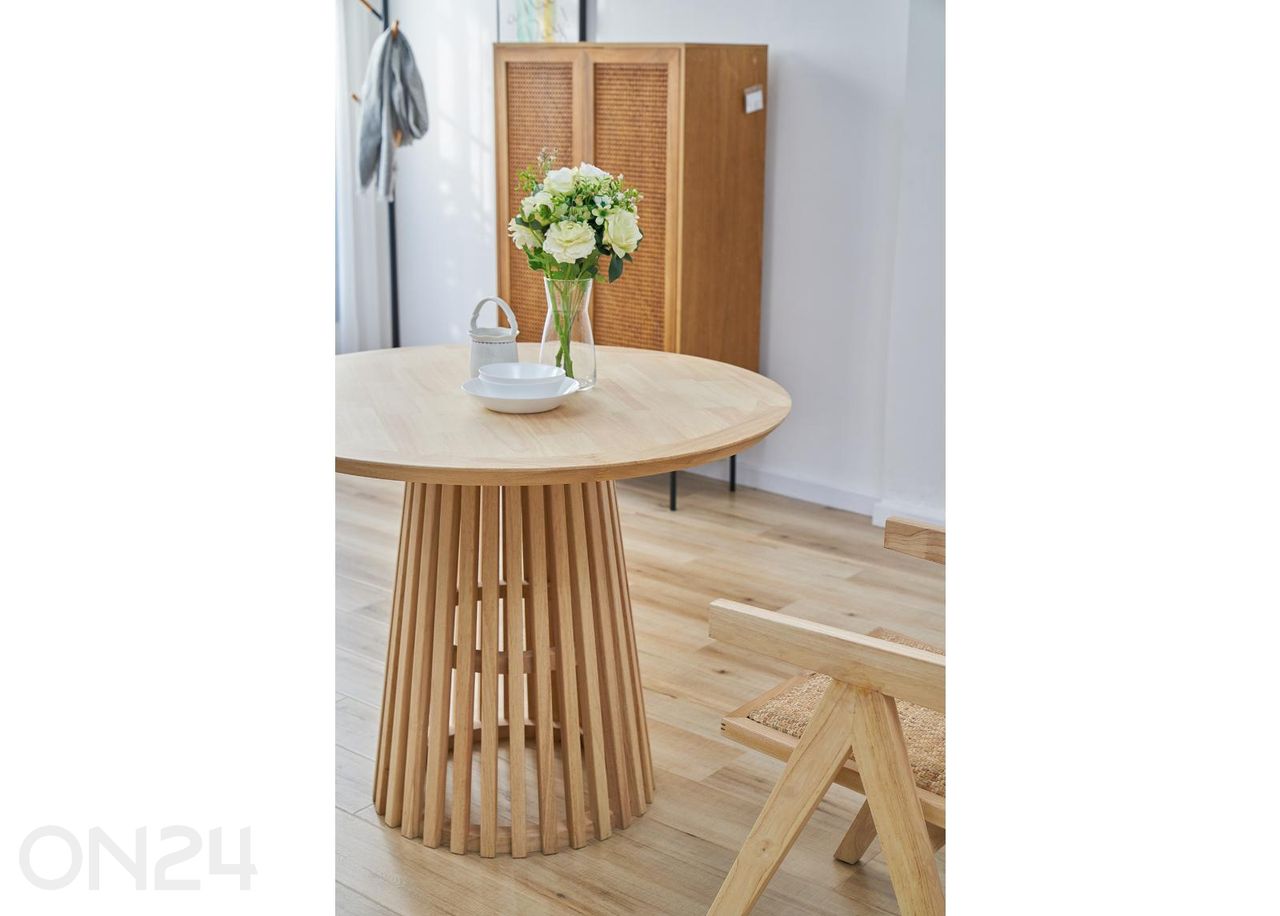 Söögilaud Kenas Ø 100 cm suurendatud