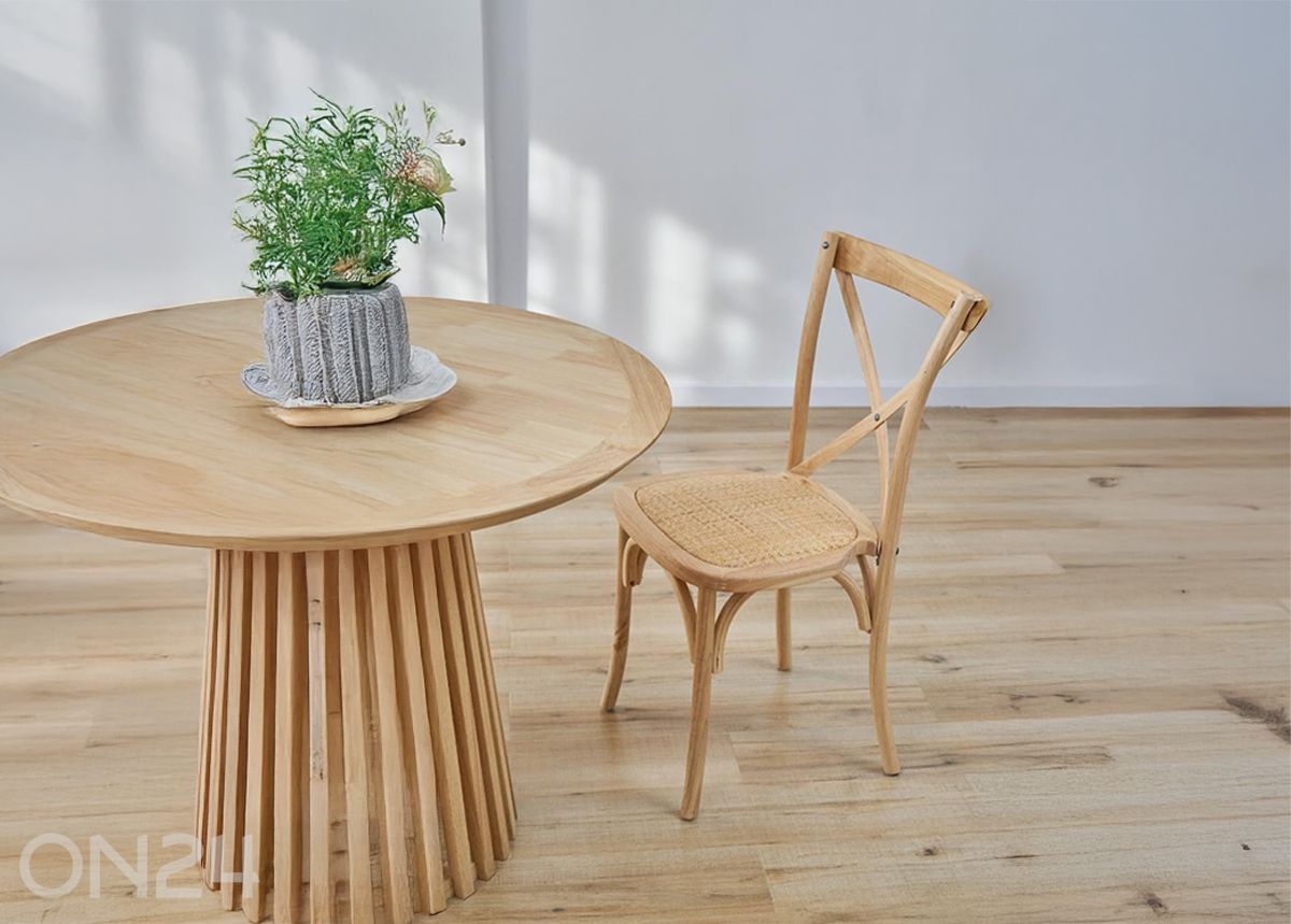 Söögilaud Kenas Ø 100 cm suurendatud