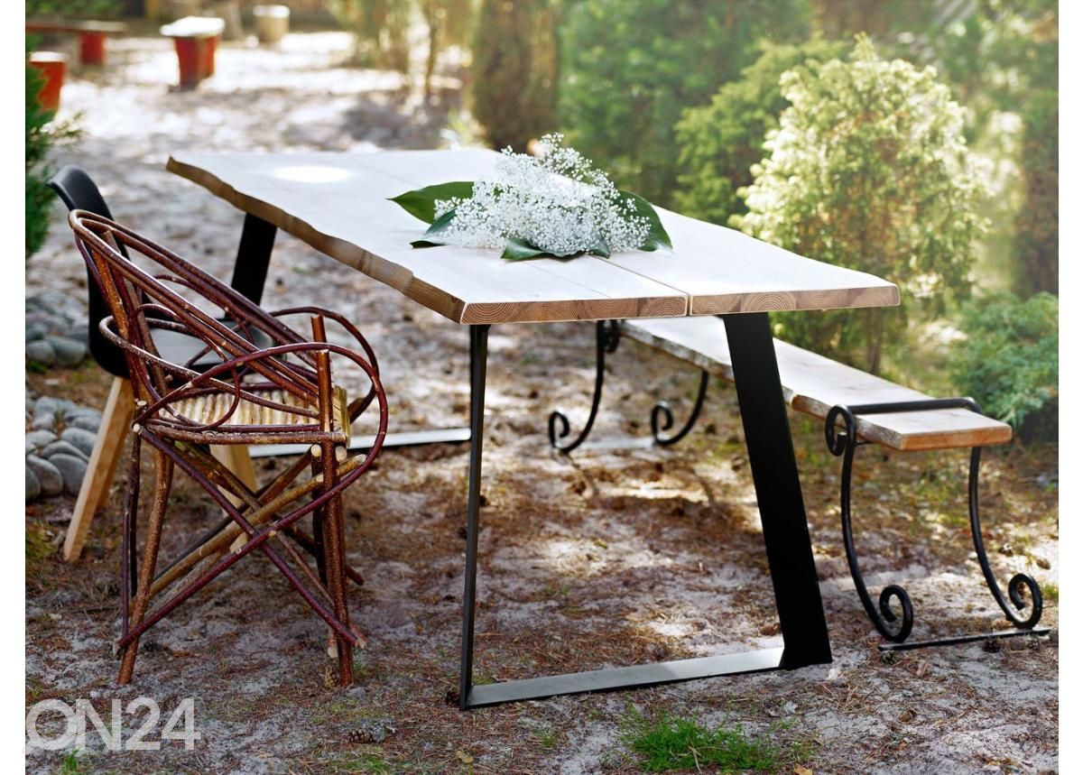 Söögilaud Lana 90x200 cm suurendatud