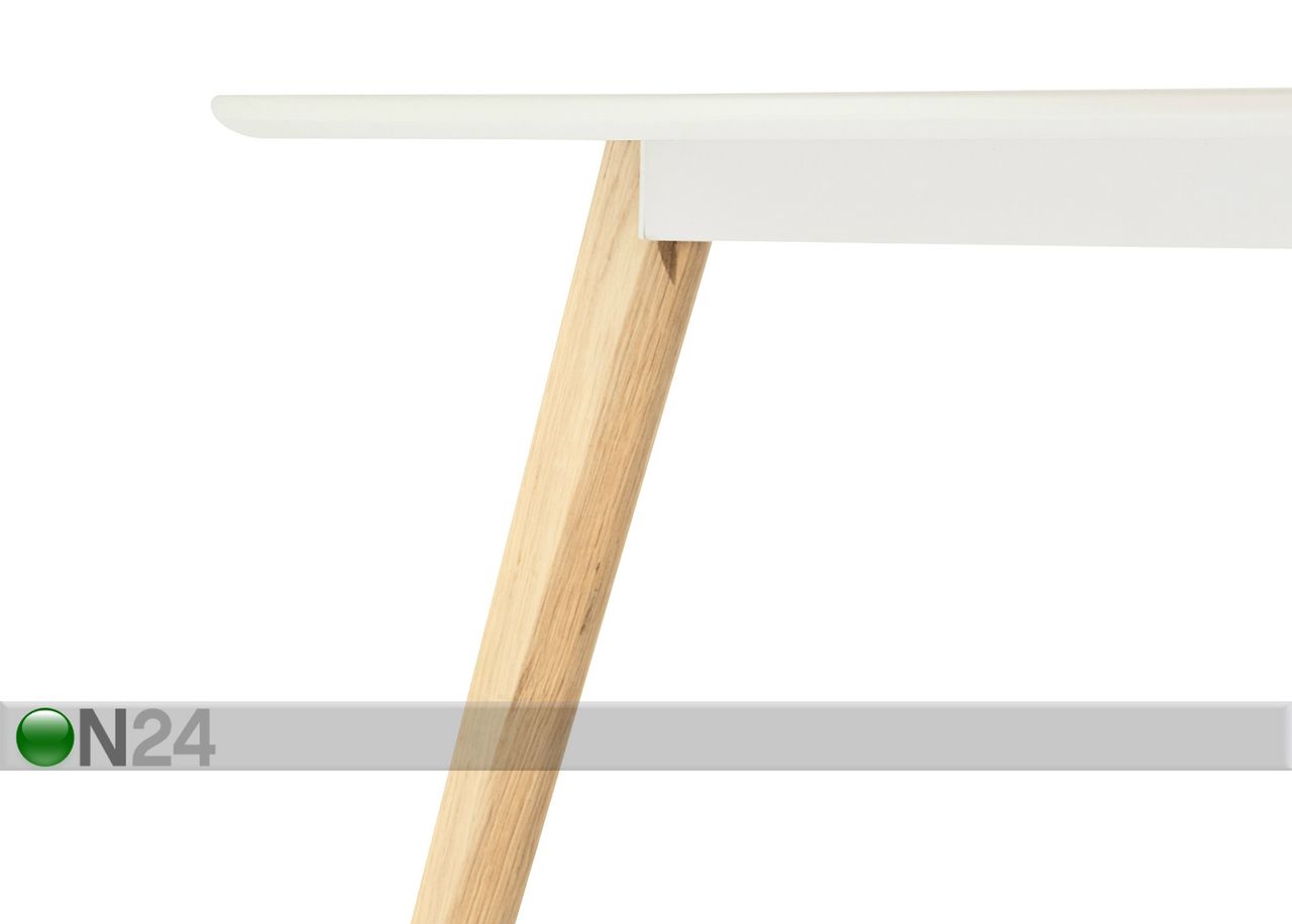 Söögilaud Life Ø 120 cm suurendatud