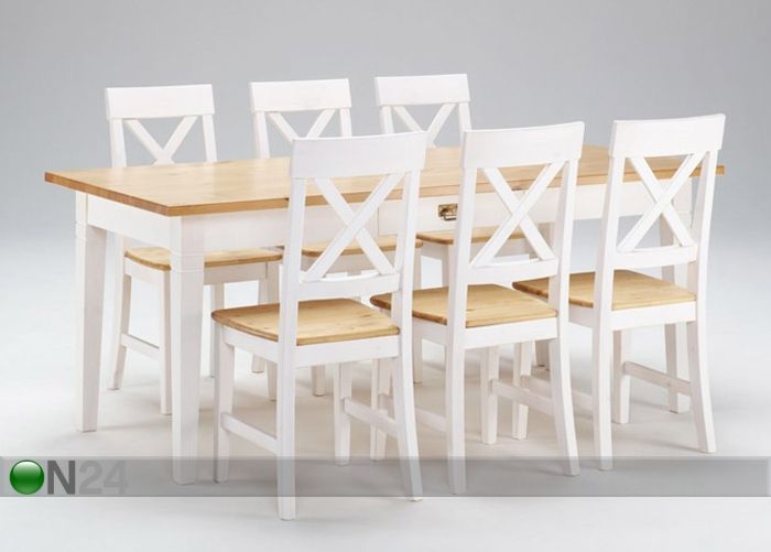 Söögilaud Monaco 85x185 cm suurendatud