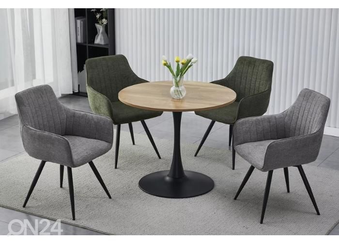 Söögilaud Mozart Ø 90 cm suurendatud