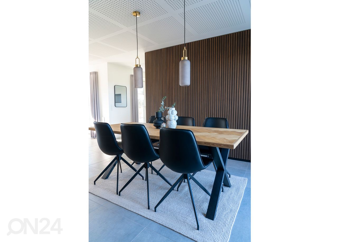 Söögilaud Mulhouse 95x200 cm suurendatud