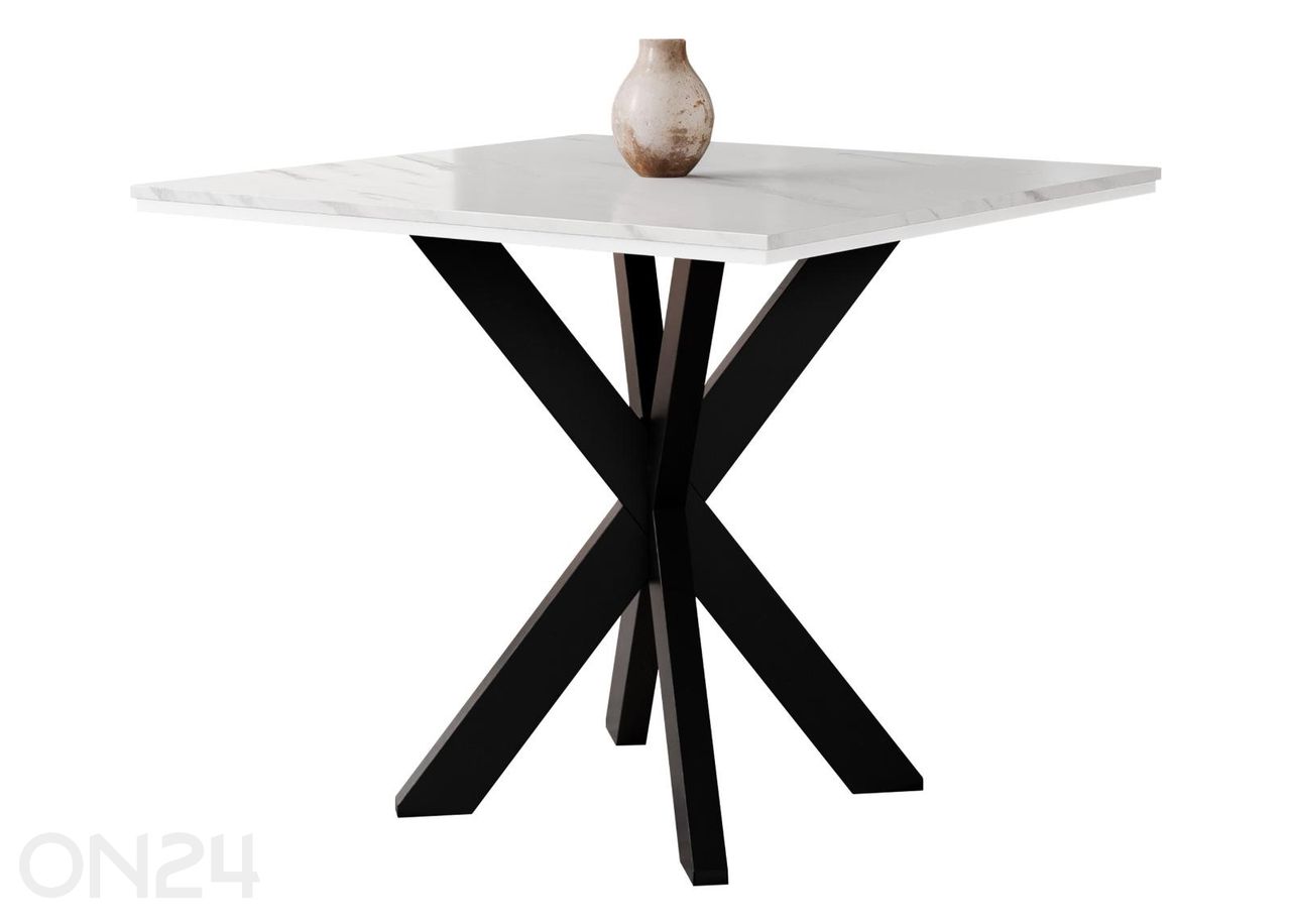 Söögilaud Paro 90x90 cm suurendatud