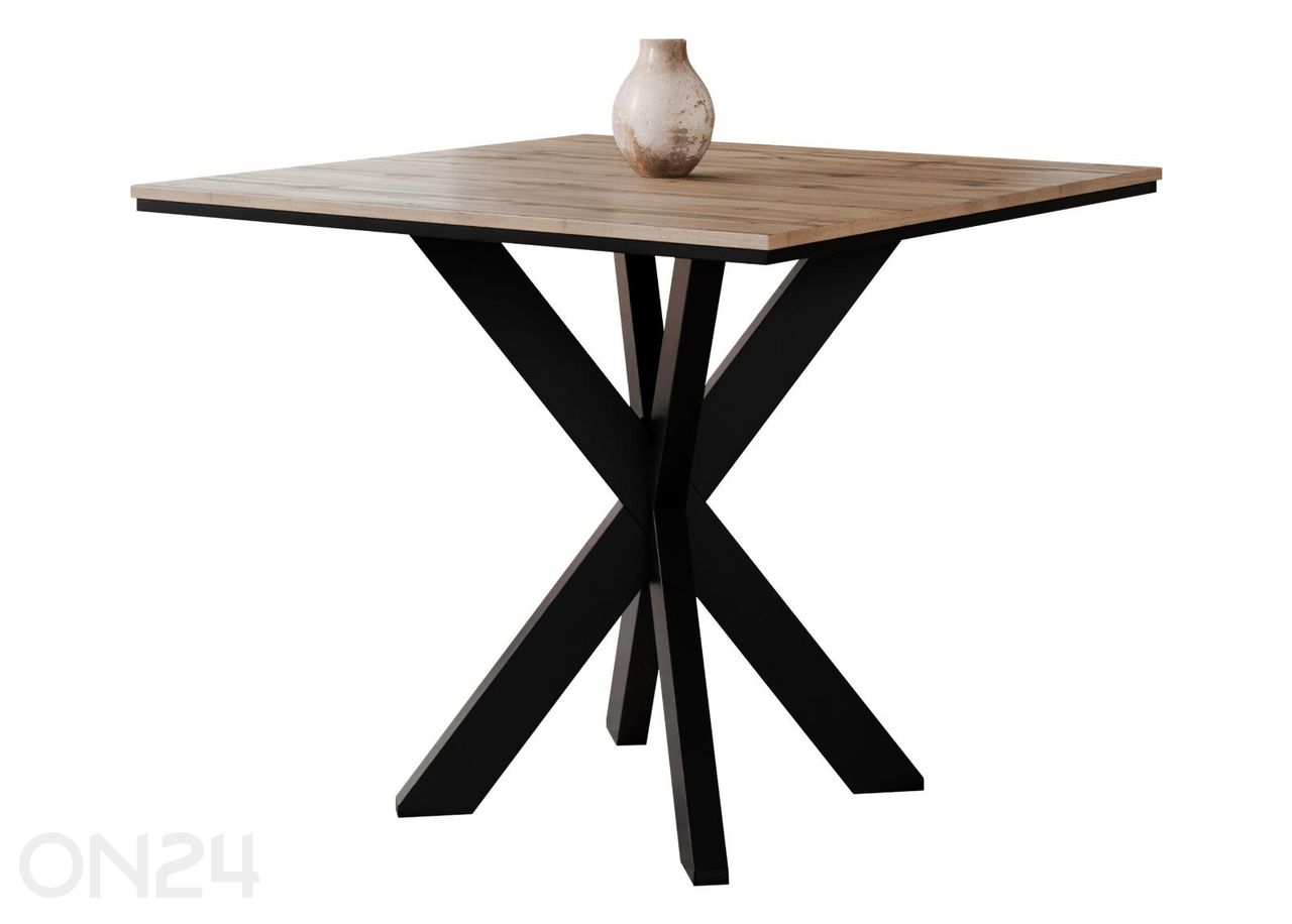 Söögilaud Paro 90x90 cm suurendatud