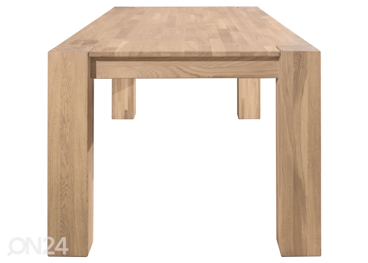 Söögilaud Provence 03 180x90 cm, valge õli suurendatud