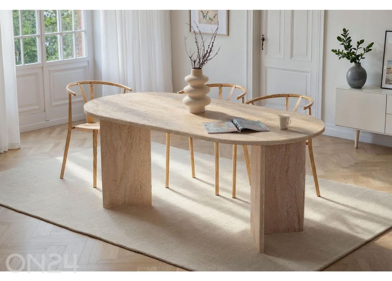 Söögilaud Sablin 89,5x180 cm suurendatud