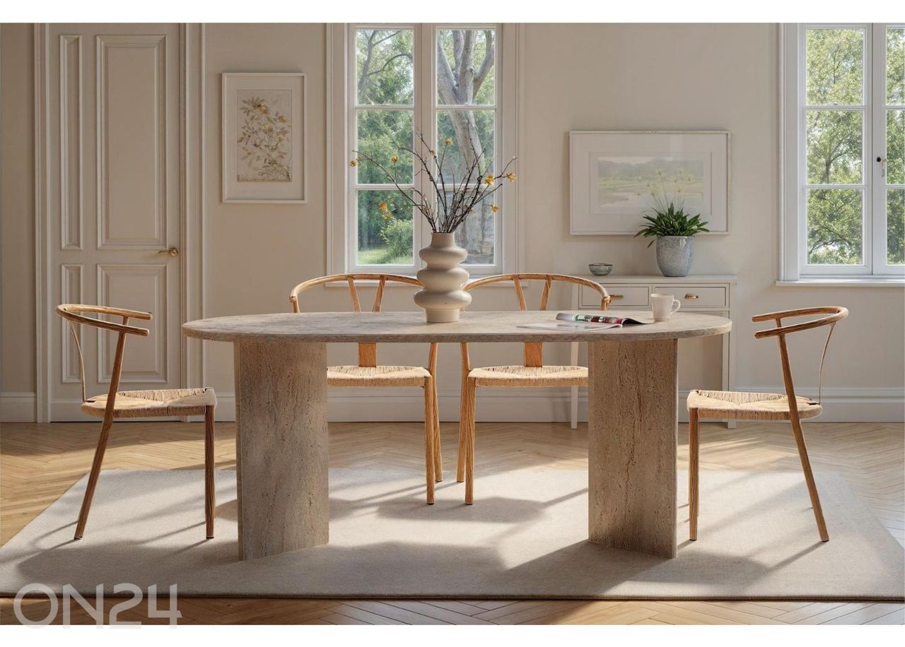 Söögilaud Sablin 89,5x180 cm suurendatud